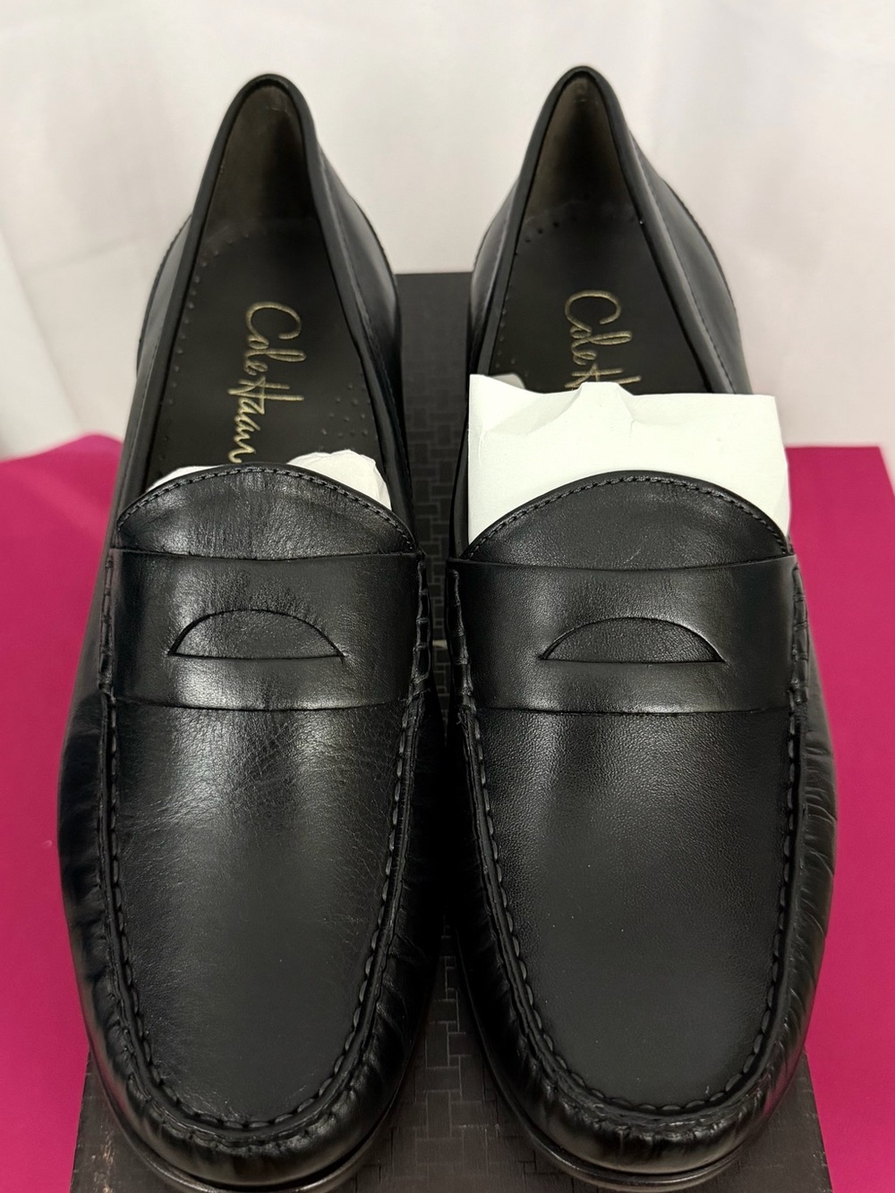 Cole Haan Woman’s Black Laurel Penny Loafer/Moccasin Leather Business Shoe 8.5B